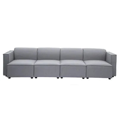 Debra Modular 4 Seater Sofa in Grey