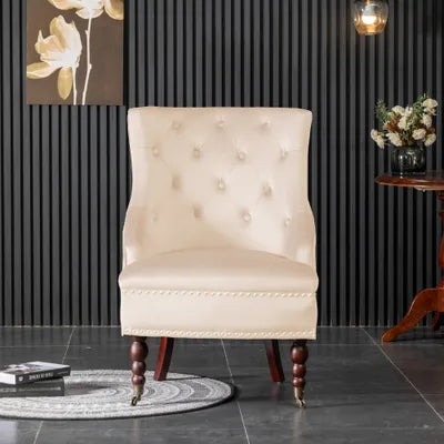 Collie Beige Accent Chair