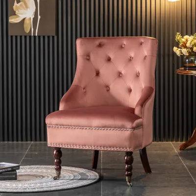 Collie Pink Accent Chair