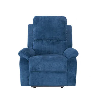 Amal Blue Fabric 3+2+1 Recliner Sofa Set