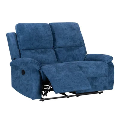 Amal Blue Fabric 3+2+1 Recliner Sofa Set