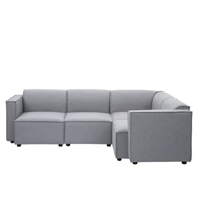 Debra Modular 3 Seater Sofa with Corner in Grey