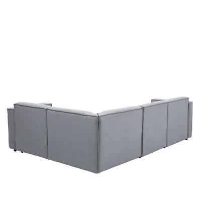 Debra Modular 3 Seater Sofa with Corner in Grey