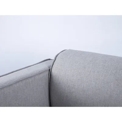 Debra Modular Single Sofa with Arms in Grey