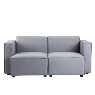 Debra Modular 2 Seater Sofa in Grey