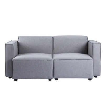 Debra Modular 2 Seater Sofa in Grey