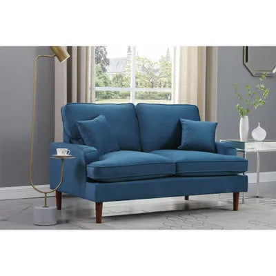 Lancefield 2 Seater Blue Velvet Sofa